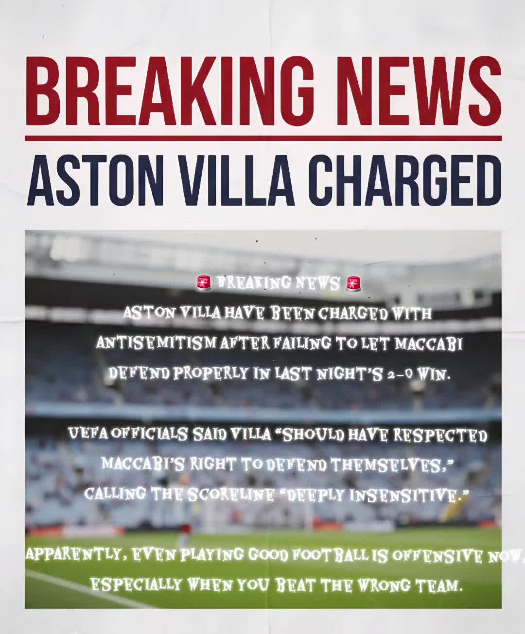 , Football: Dernières nouvelles Aston Villa a été accusée d’antisémitisme après avoir échoué…
|Tik Tok